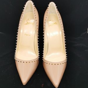 Christian Louboutin Anjalina patent Nude